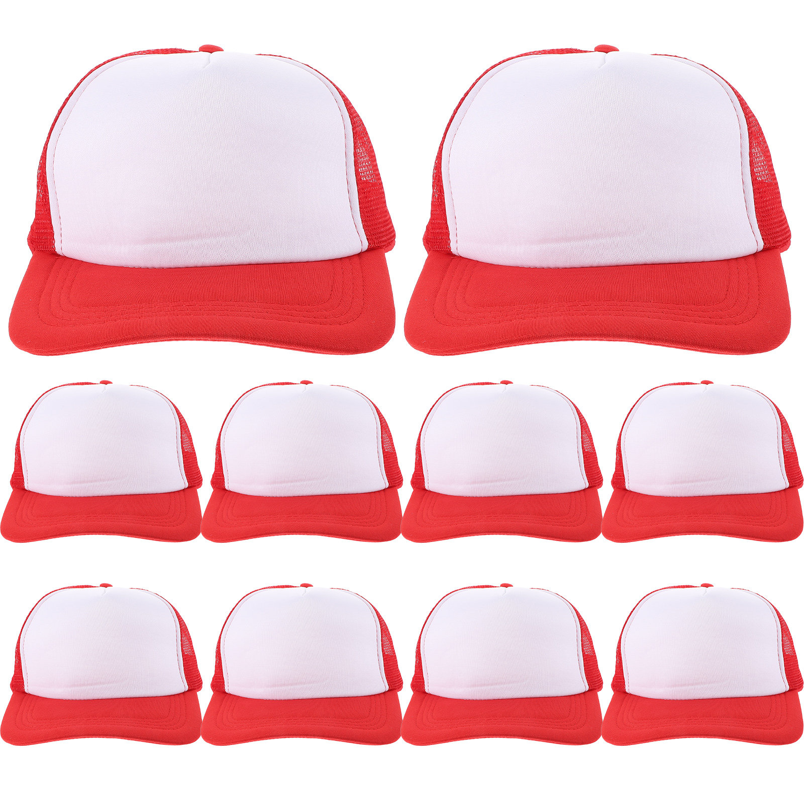 Hat Sublimation Blank - 10 шт. пустых бейсболок с сетчатой