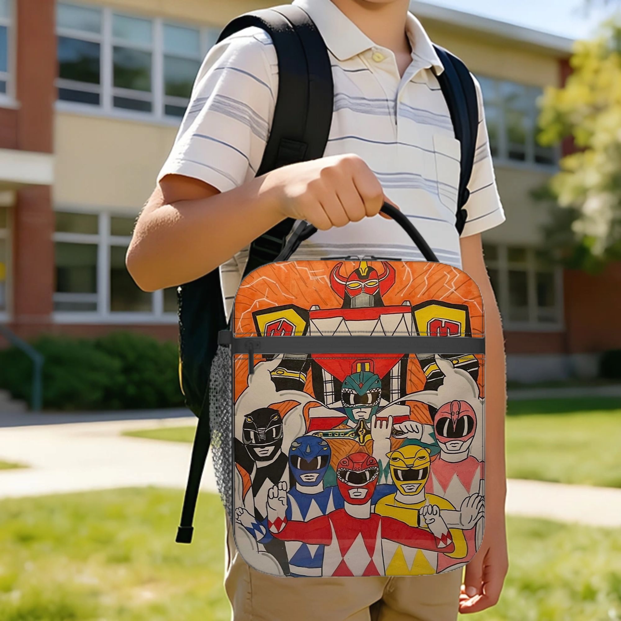 Tote Bag Sublimation - Изолированная сумка для обеда с изображением
