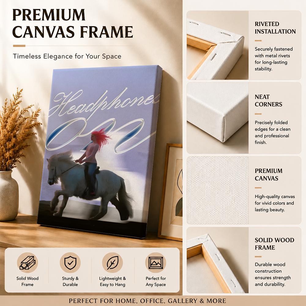 Картина калиграфии певицы А-эд – обзор и цена Canvas Wrap Ready