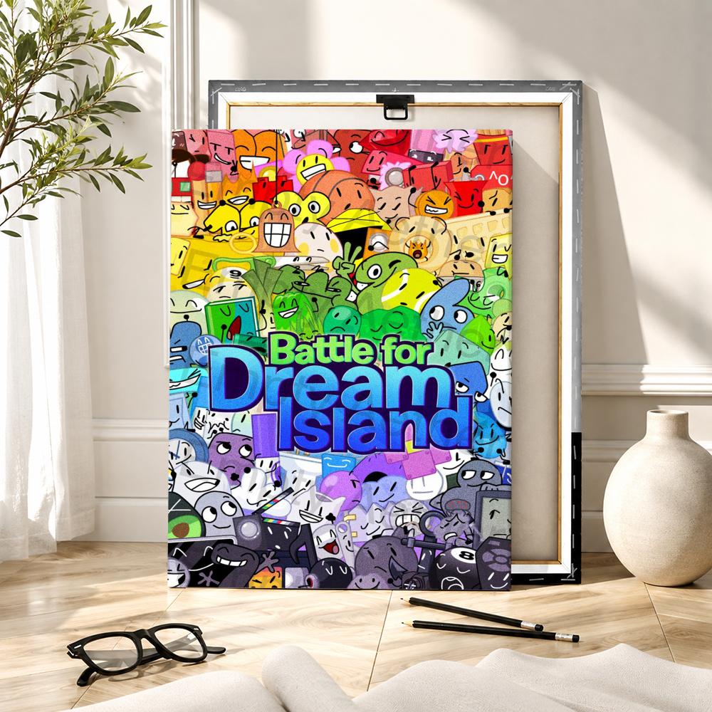 Bfdi B-Battle For Dream Island – обзор и цена Canvas Wrap Ready