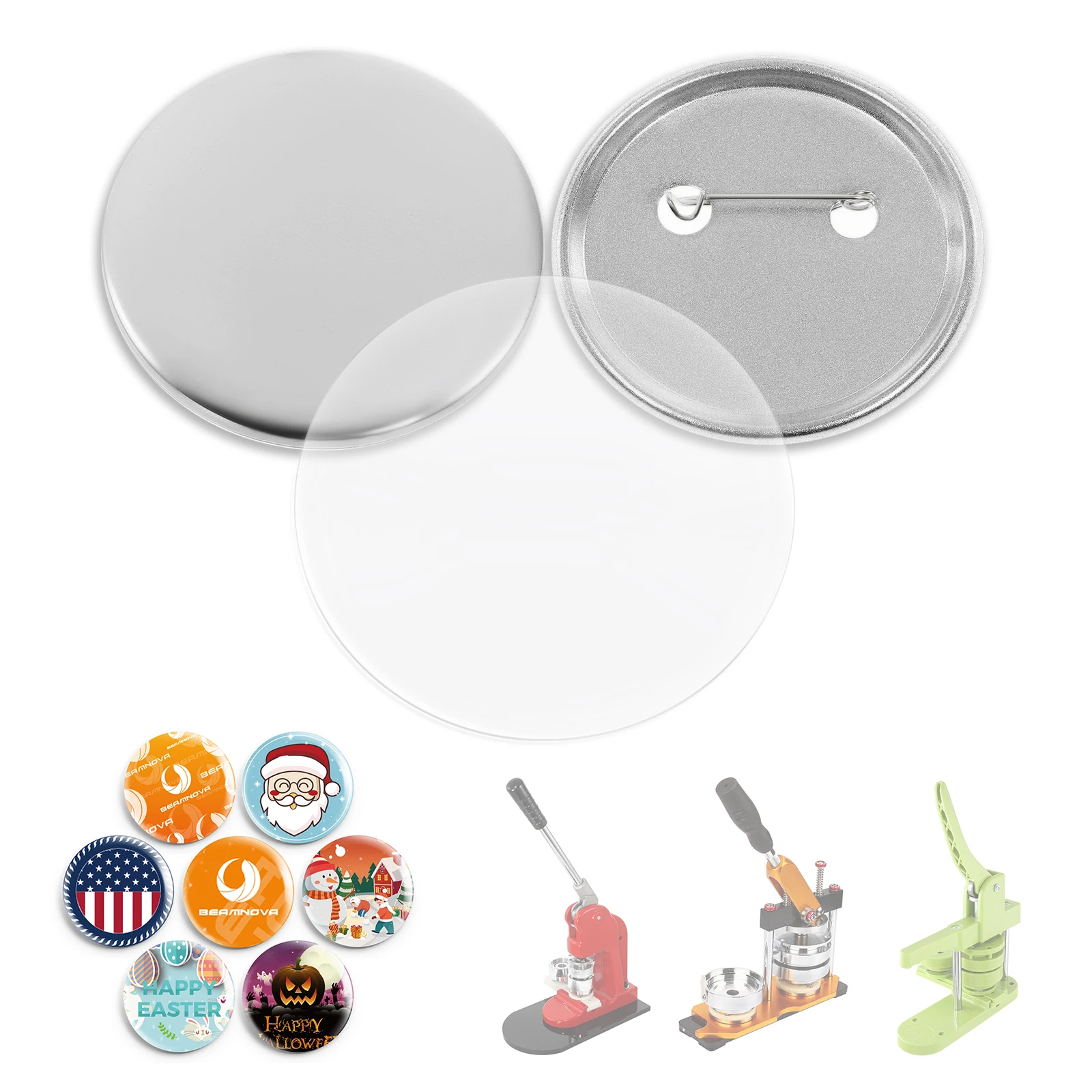 100 комплектов заготовок для з – обзор и цена Button Badge Blank