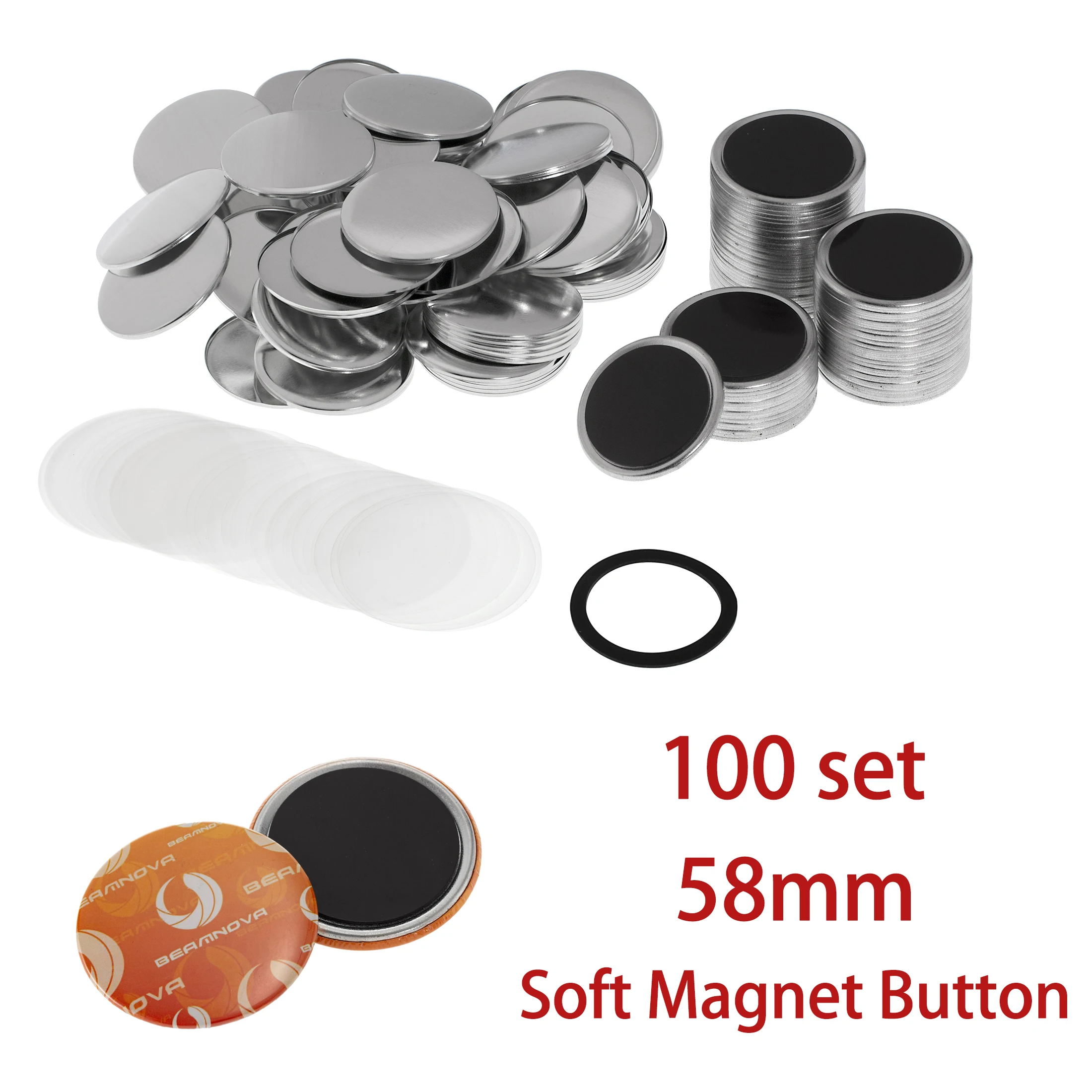 100 комплектов заготовок для з – обзор и цена Button Badge Blank
