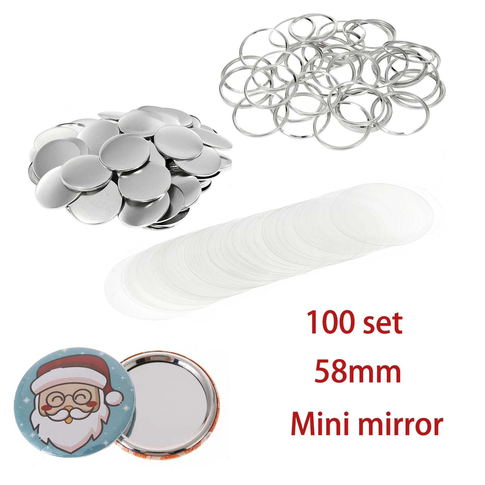 100 комплектов заготовок для з – обзор и цена Button Badge Blank